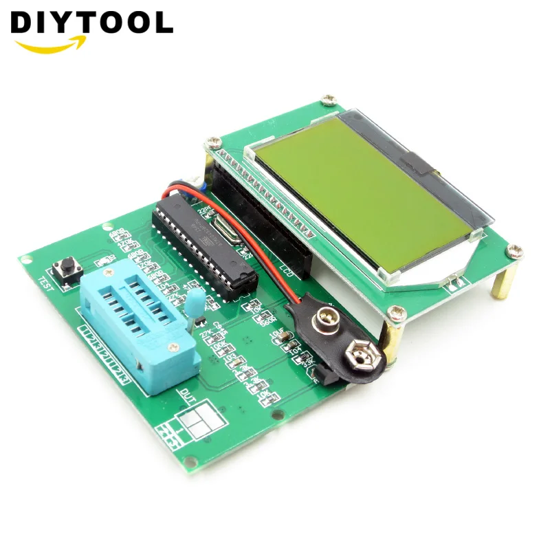 

DIY Transistor Tester ESR Meter Cymometer Square Wave Generator LCD Display GM328 With Backlight