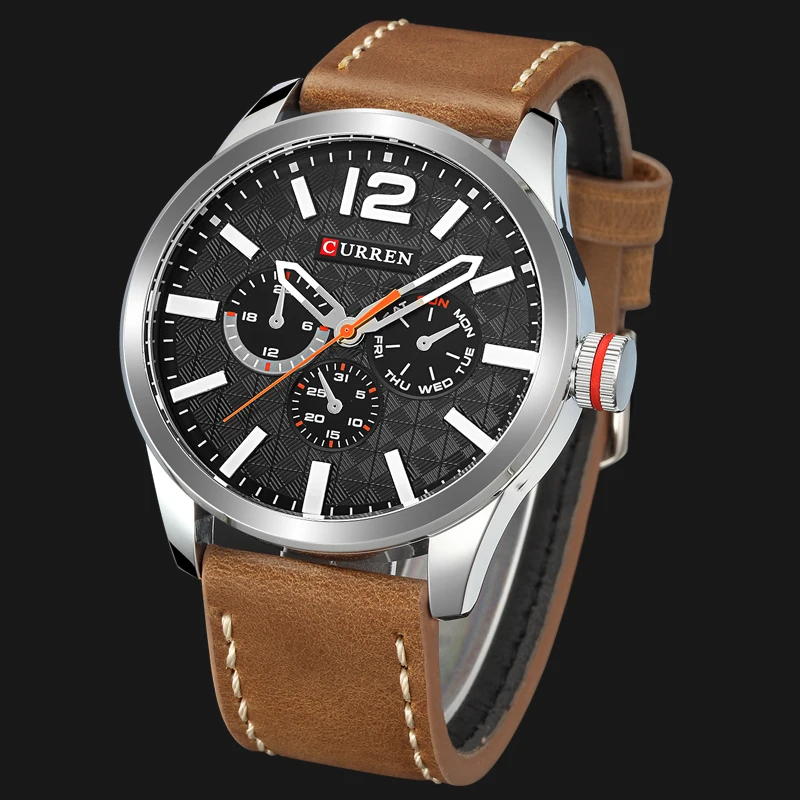 Часы CURREN Мужские спортивные с большим циферблатом|watch brand men|watch menwatch men |