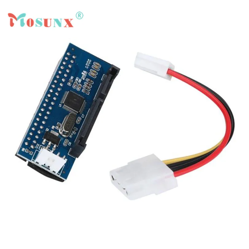Лидер продаж MOSUNX 40-Pin IDE Female To SATA 7 + 15Pin 22-Pin Male adapter PATA TO Card 1 шт. 1112 | Компьютеры и офис
