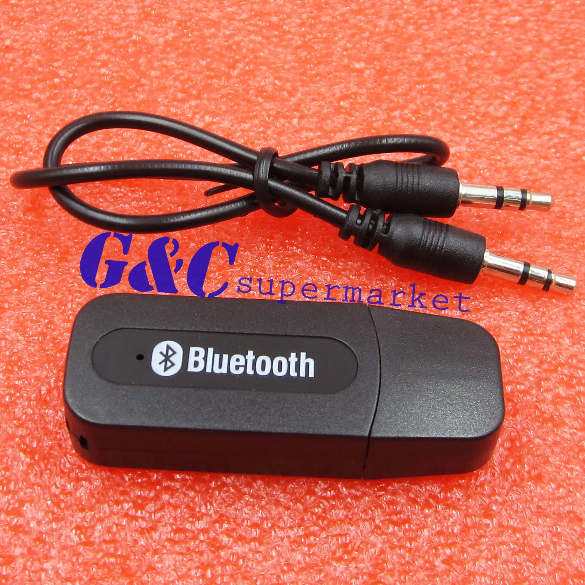 Wireless Bluetooth 3.5mm AUX Audio Stereo Music Home Car Receiver Adapter Mic | Электронные компоненты и