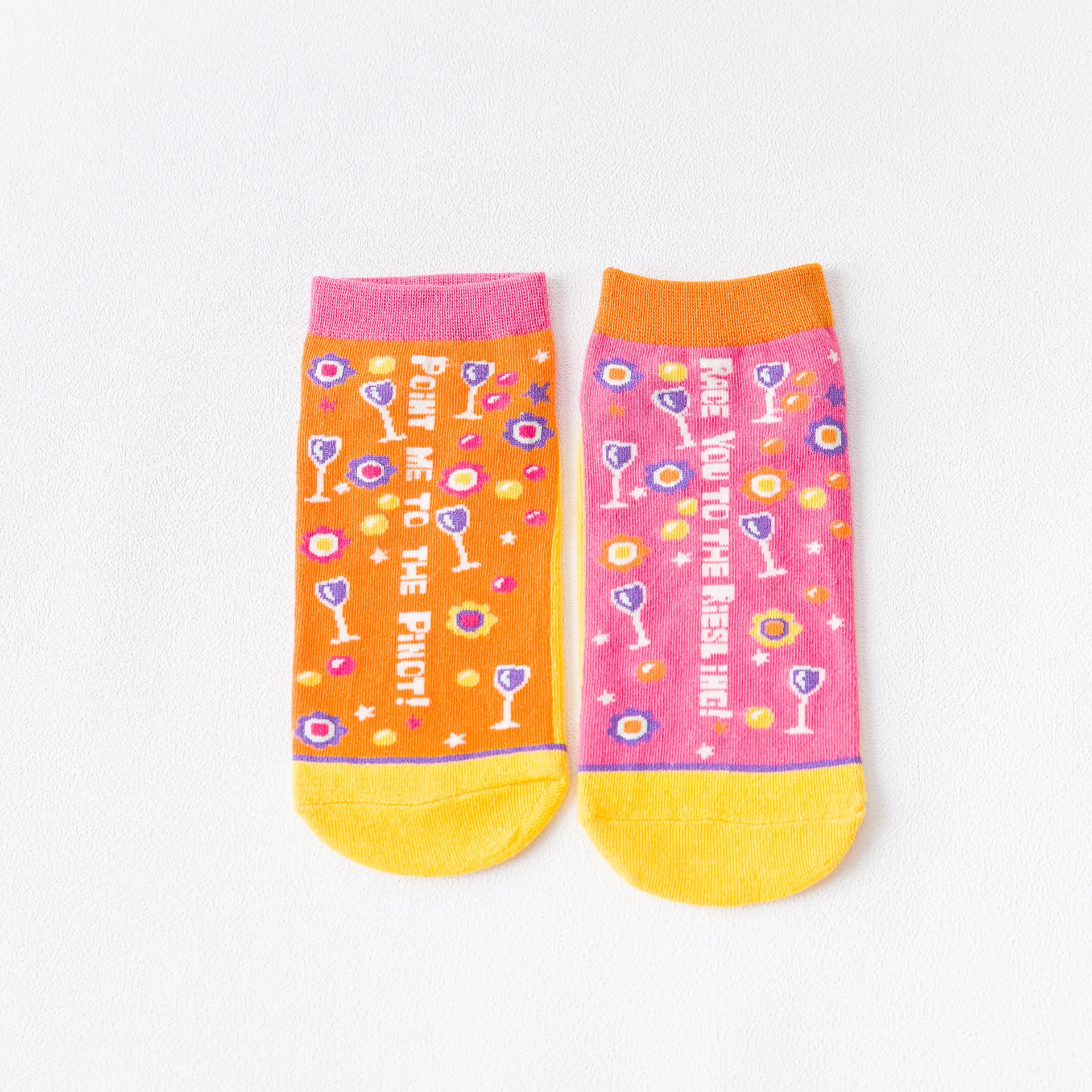 3 Популярные модные носки Harajuku с забавным рисунком из мультфильма chaussettes, женские носки с головой тыквы и лося, милые носки до щиколотки kawaii happy - Цвет: 3