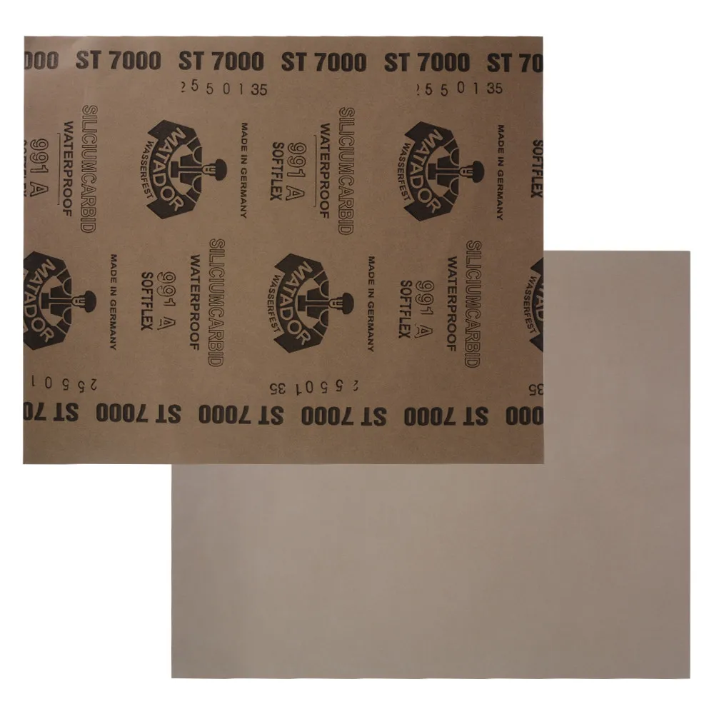 Абразивная водонепроницаемая бумага наждачная для влажных и сухих работ 991A HT590 3