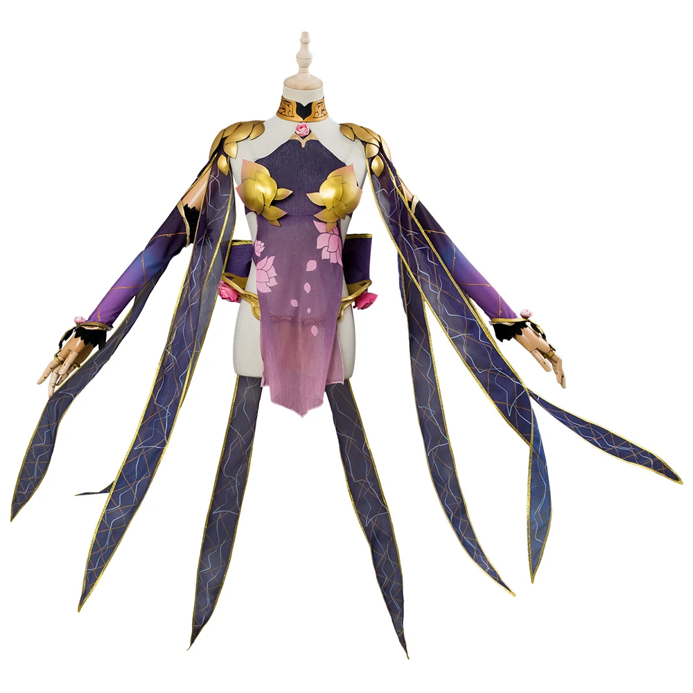 Fate Grand Order FGO Косплей Кама костюм платье с доспехой головной убор полный комплект