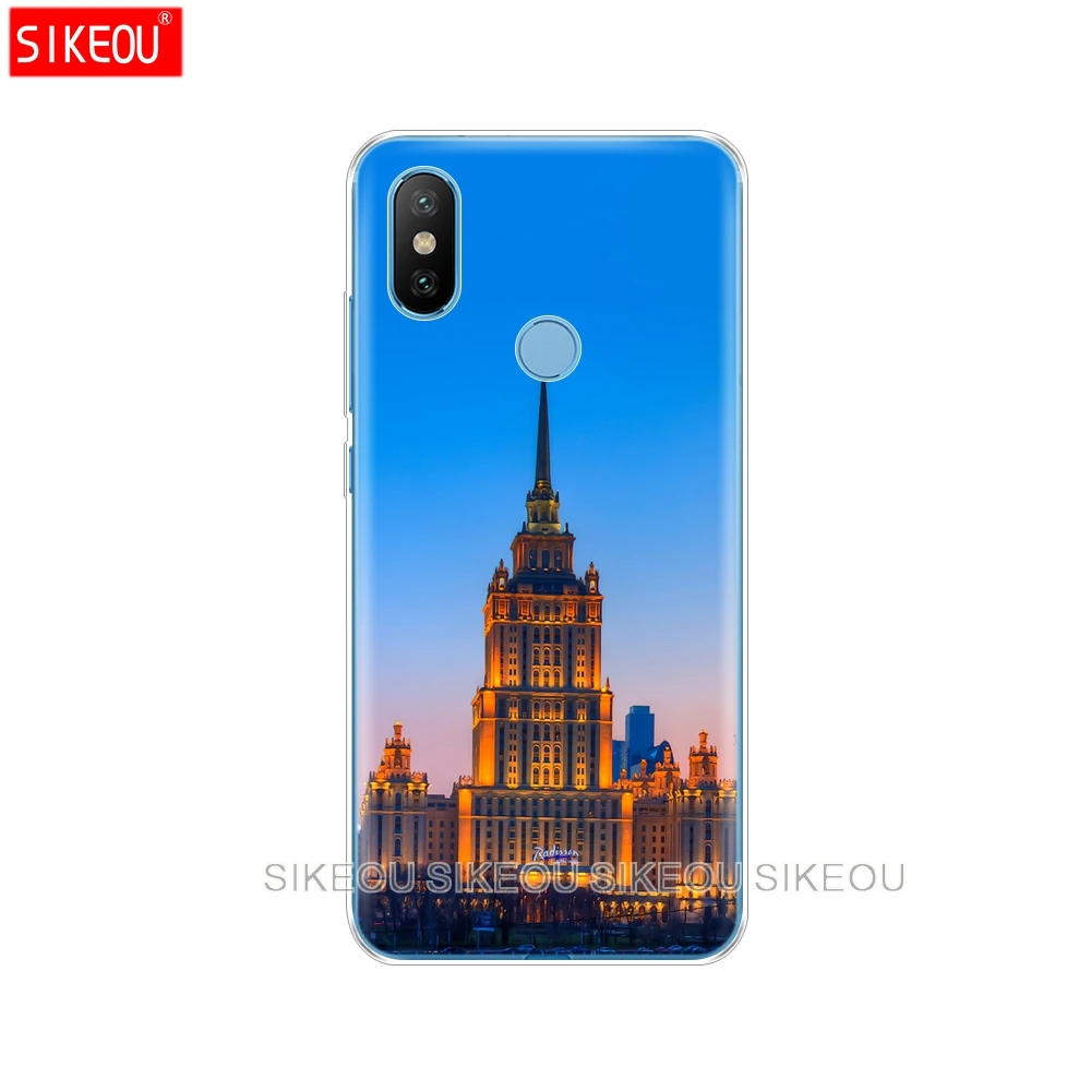 Силиконовый чехол накладка для Xiaomi Mi 8 8SE A1 A2 5 5S 5X 6 Mi5 MI6 NOTE 3 MAX Mix 2 2S русской Москвы и