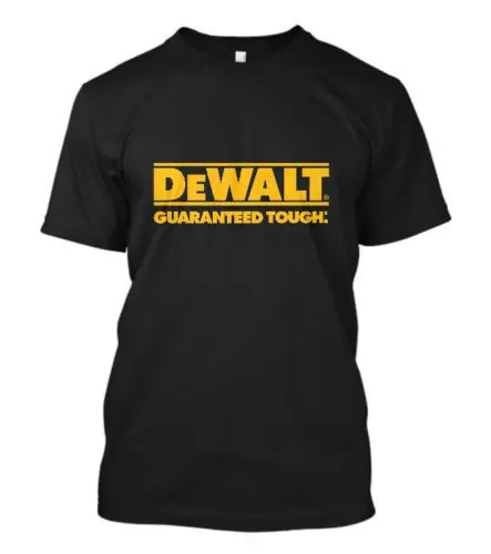Возьмите Подробнее о новых Dewalt Мощность инструменты логотип короткий рукав