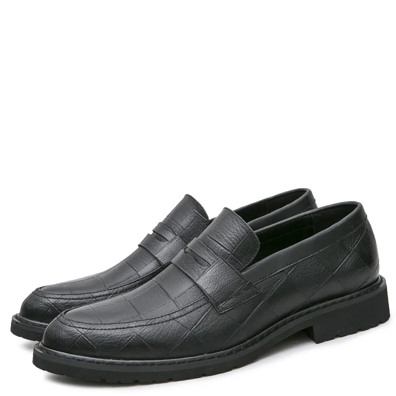 

Casual Slip On Leather Shoes Men Loafers Brand Mens Casual Boat Shoes Hot Sale Breathable Driving Shoes Chaussure Homme