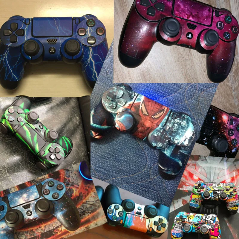 Наклейка из ПВХ для беспроводного контроллера PS4 геймпад Защитная Playstation 4