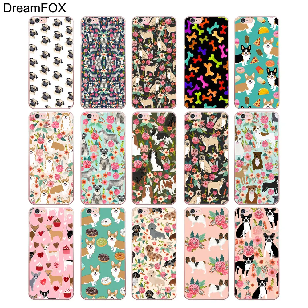 DREAMFOX N119 с милой собачкой Мягкий ТПУ силиконовый чехол для Apple iPhone XR XS Max 8X7 6 S Plus 5 5S SE