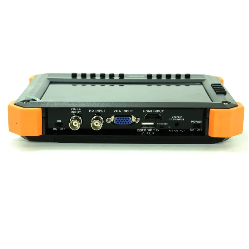 Модернизированный X41TAC V5.5 7 дюймов ЖК-дисплей CCTV тестер монитора 5MP AHD TVI CVI CVBS безопасности Камера тестер VGA HDMI Вход 12V Выход