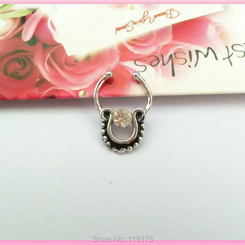 Кольцо для носовой перегородки в стиле панк|septum clicker|nose hoop ringseptum jewelry |