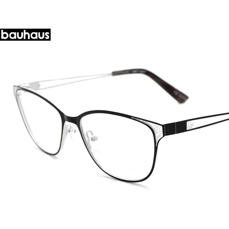 Bauhaus Франция дизайн полный обод очки солнцезащитные красотки металлические