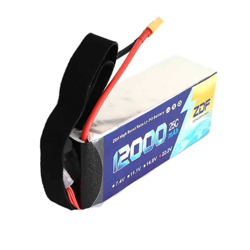 4 шт./лот ZDF хорошее качество Lipo батарея 22 2 V 6S 12000MAH 25C-50C RC AKKU Bateria для самолета