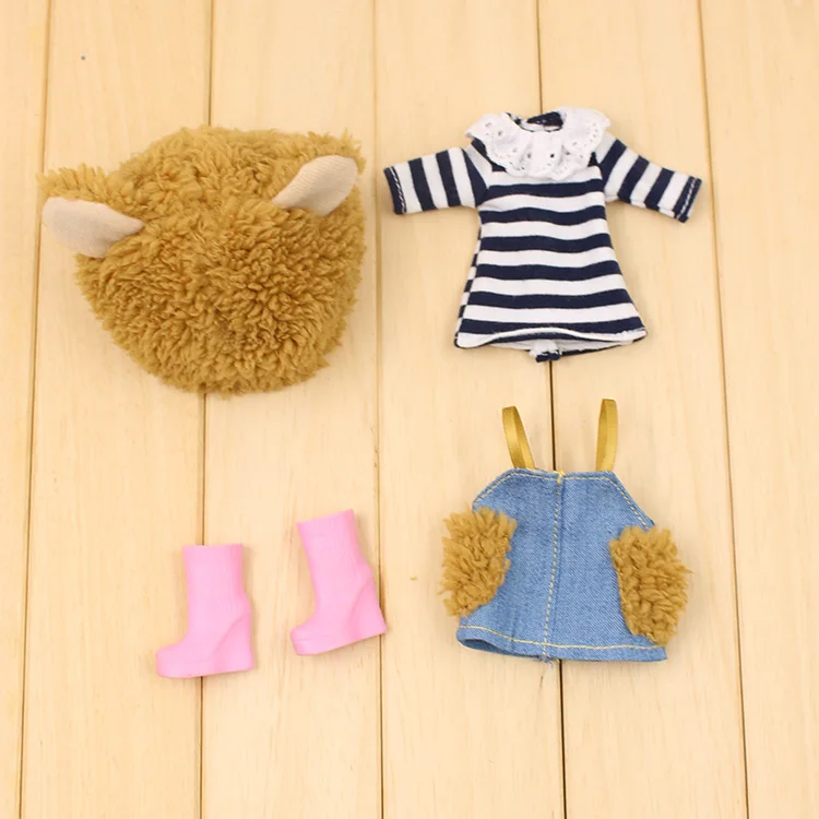 Clothes For Middle Blyth Suit Hat Dress Shirt Shoes | Игрушки и хобби