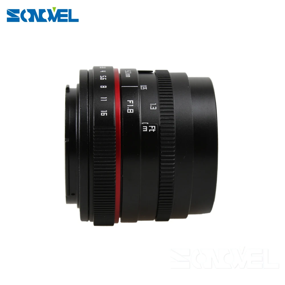Новинка 50 мм f/1 8 объектив для камеры F1.8 Canon EOS M M2 M3 M5 M6 M10 беззеркальная камера|lens for