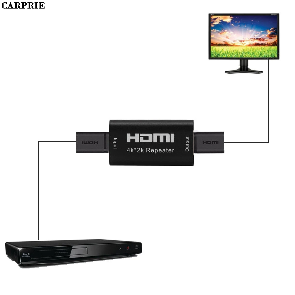 CARPRIE 4K * 2K HDMI ретранслятор 40 метров усилитель сигнала/удлинитель Женский Прямая