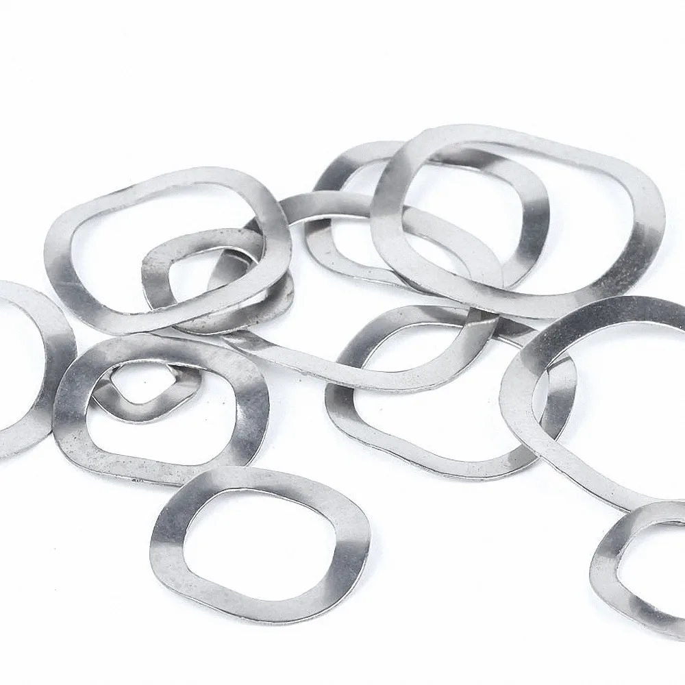 

304 Stainless Steel Three Wave Washers Spring Washer M3 M4 M5 M6 M8 M10 M12 M14 M16 M19 M23 M25 M27 M31 M39 M41