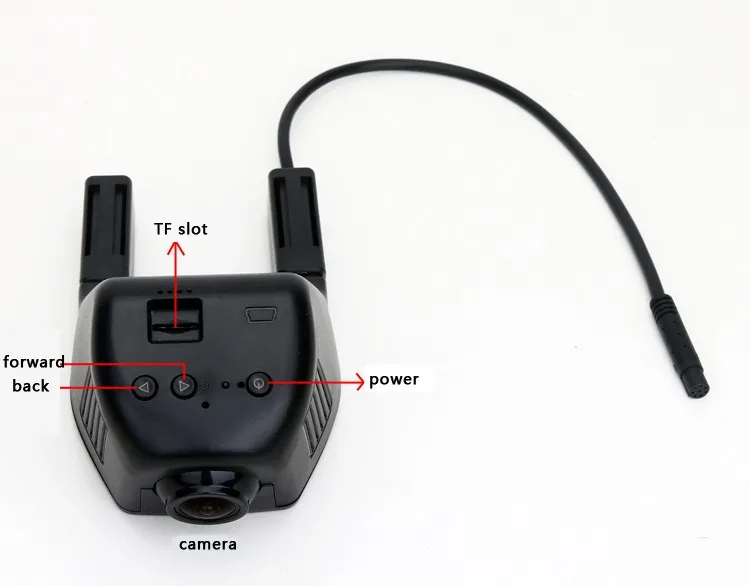 Hotaudio/Dasaita автомобильный Wifi DVR Скрытая установка HD камера 170 градусов Поддержка приложения управление 1920*1080P g-сенсор
