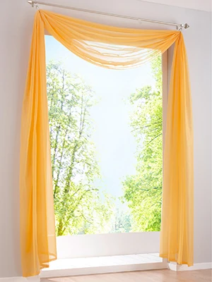 1PC Тотальная распродажа, Cortinas Dormitorio шторы Terri Тюль ламбрекен ткани Diy Подзор для портьеры на окна и двери для Спальня - Цвет: 1PC