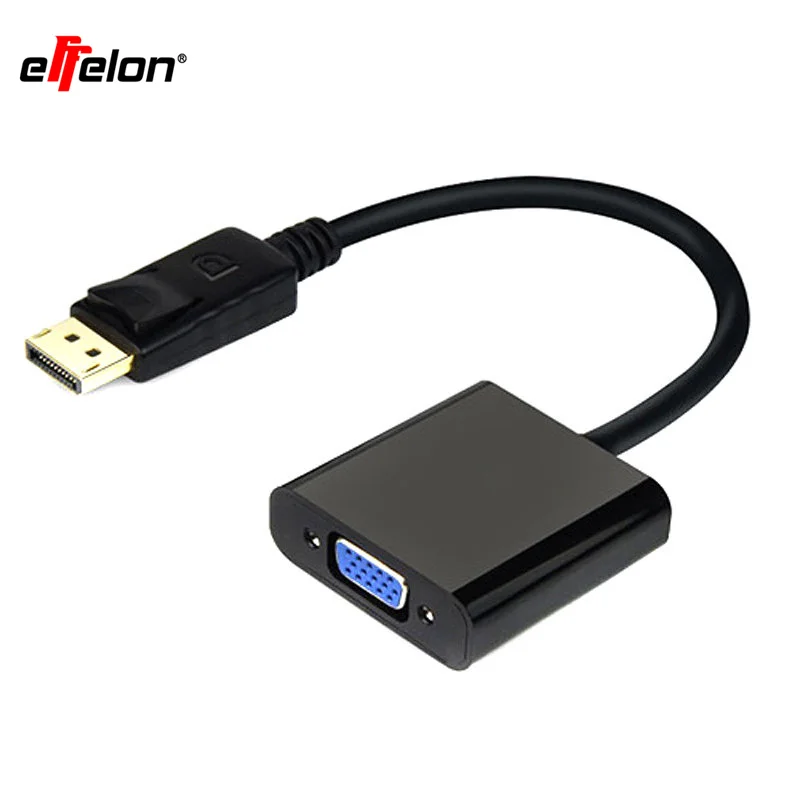 Effelon DP TO VGA кабель 1080 P Позолоченные Стандартный Дисплей порт конвертер адаптер
