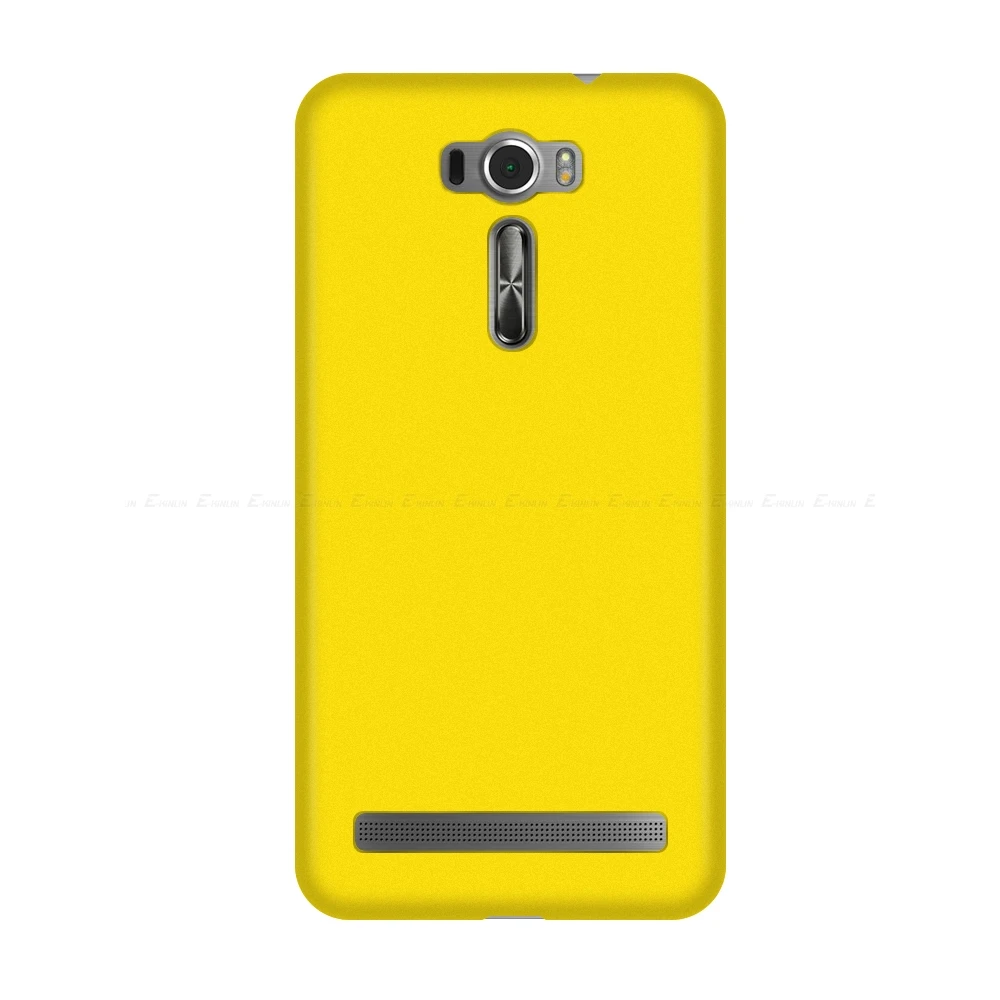 Цвет: желтый Матовый Жесткий Пластиковый Чехол для телефона Asus ZenFone 2 Laser Deluxe ZE550ML ZE551ML ZE601KL ZE550KL ZE551KL ZE500KL матовая задняя крышка - Цвет: Цвет: желтый