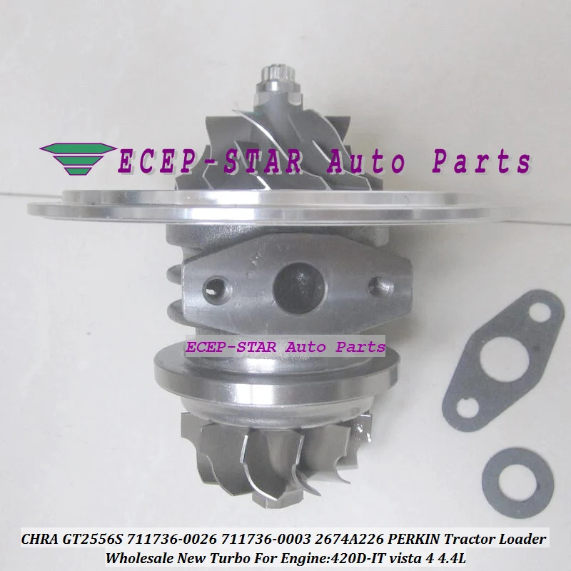 Турбо картридж CHRA GT2556S 711736 5026S 2674A226 для трактора MASSEY FERGUSON 5455 экскаватор 420D IT 4.4L vista