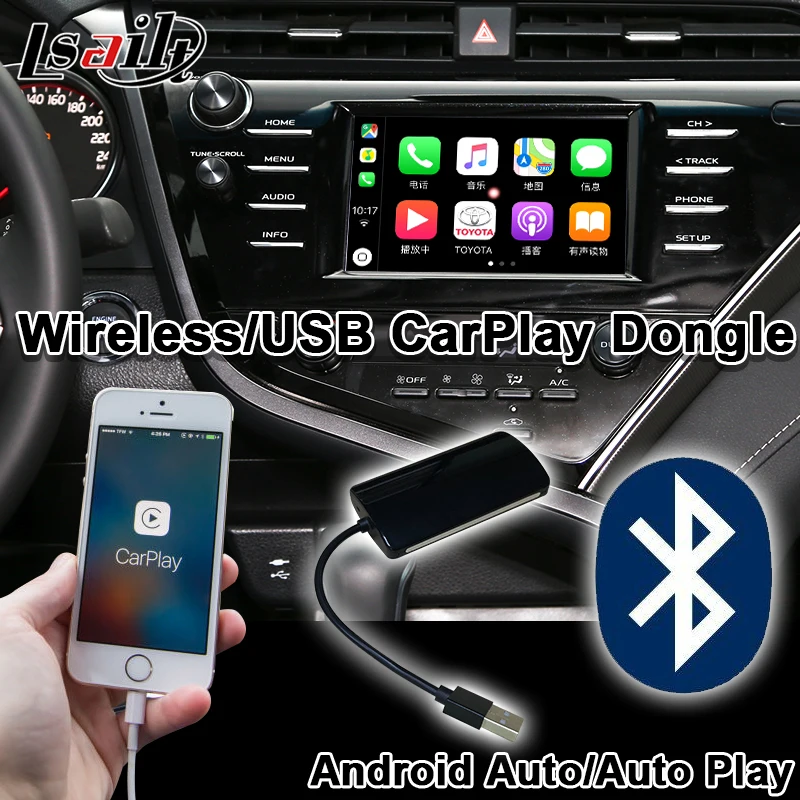 Lsailt автомобильный Android видео интерфейс gps навигационная коробка для Corolla Toyota- год Поддержка беспроводной carplay