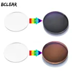 Линзы для солнцезащитных очков BCLEAR, асферические переходы, фотохромные линзы с угловым фото, серо-коричневые линзы с одним зрением, индекс 1,67