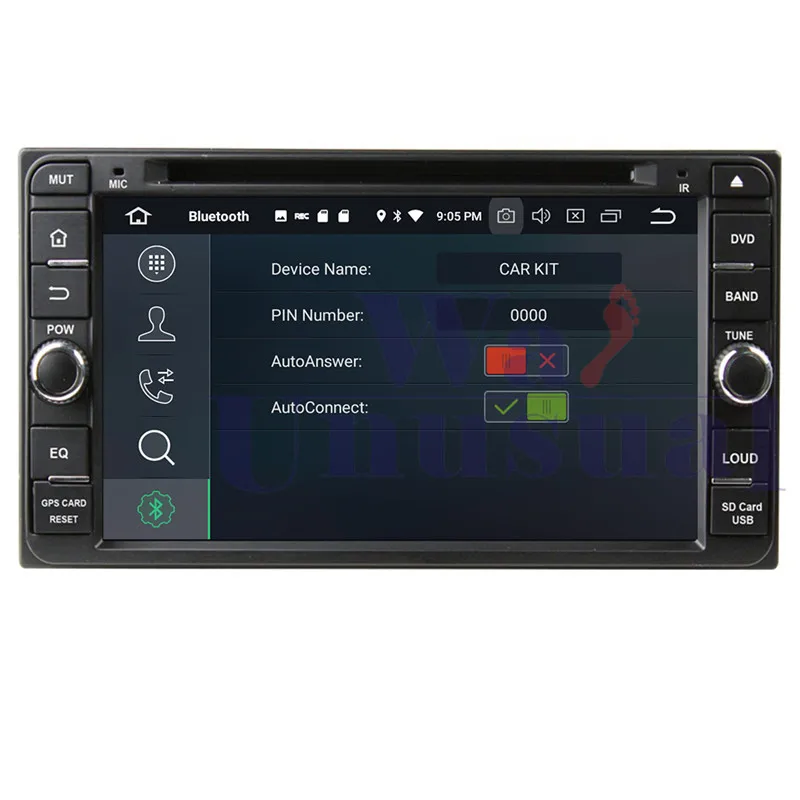 Автомобильный мультимедийный DVD радиоприемник wanобычно на Android 9 0 для Toyota Universal