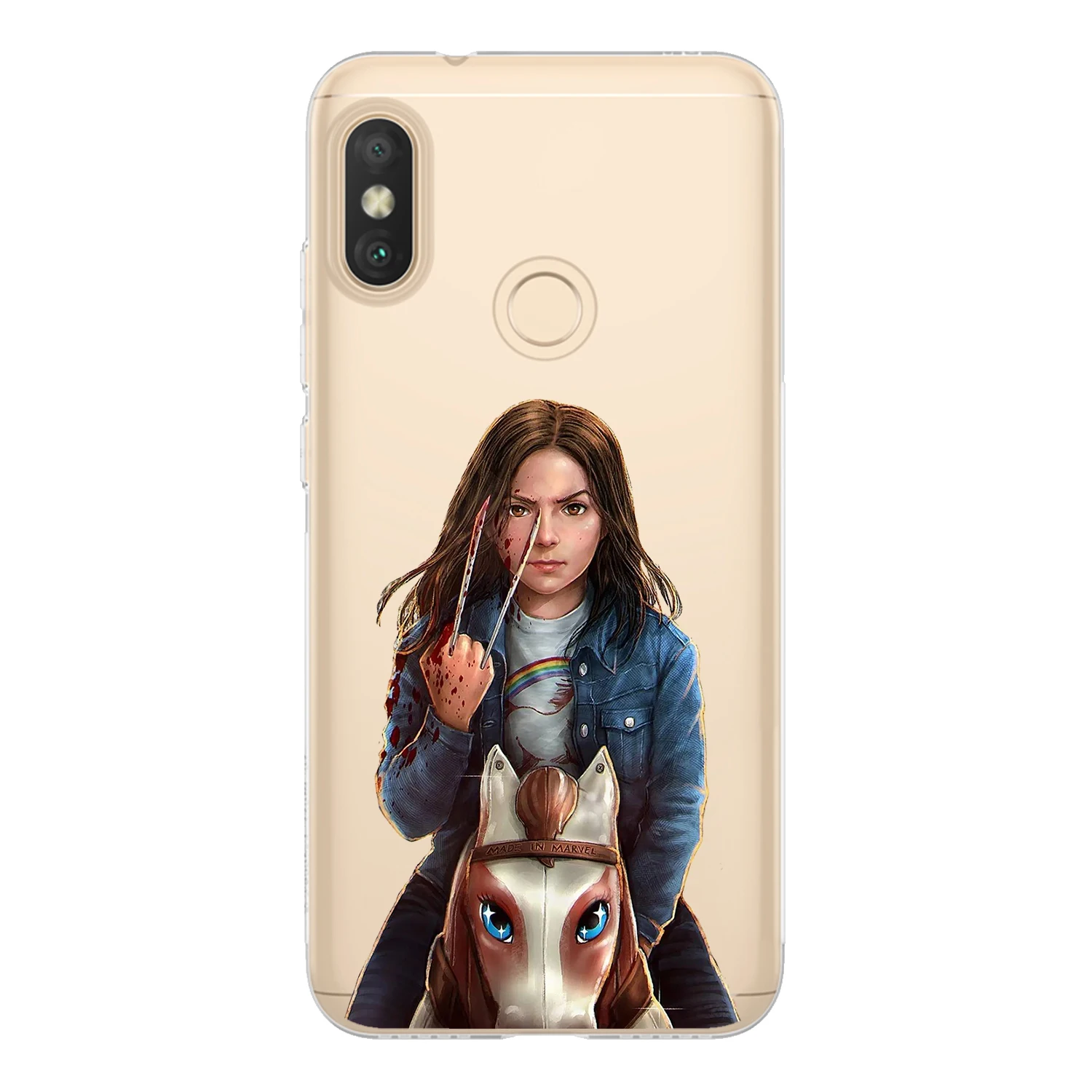 Чехол для Xiaomi Mi A2 Lite чехол 5 84 " мягкий ТПУ силикон крутой чудо-женщина