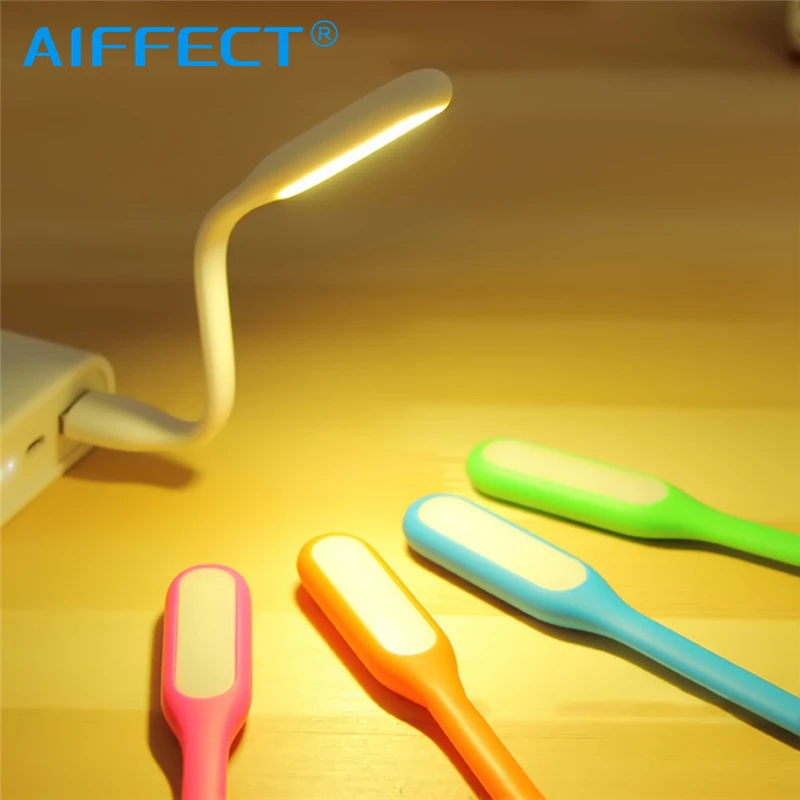 AIFFECT USB Светодиодная лампа мини Гибкая Настольная для кемпинга гаджеты usb чтения
