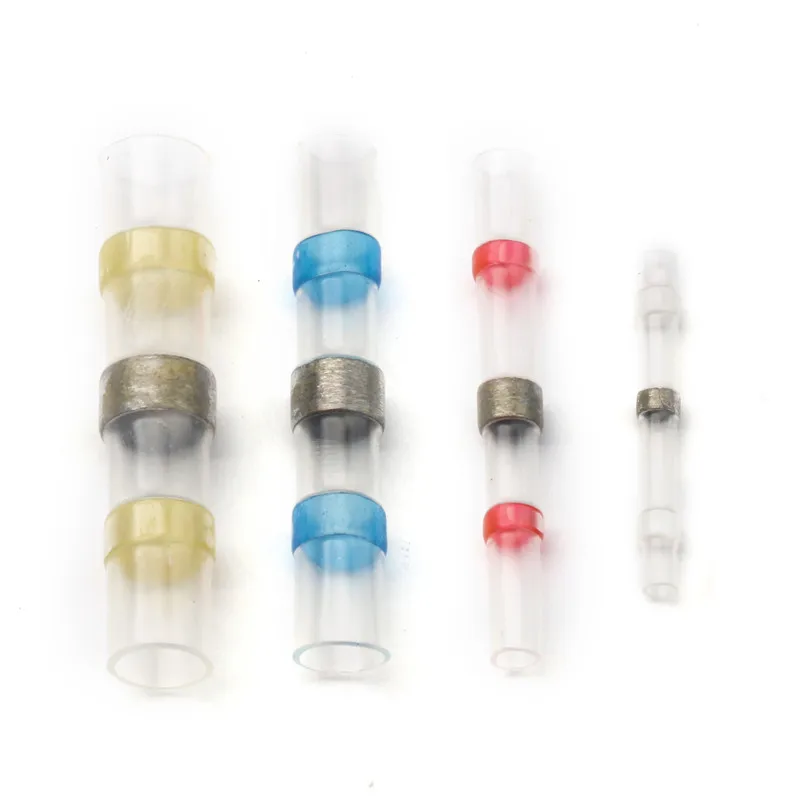 260Pcs Ring Fork Spade Splice Heat Shrink Assorted Butt Connectors Fully-Insulated Mixed Wire 22-10AWG Guang Crimp Terminal Kit |