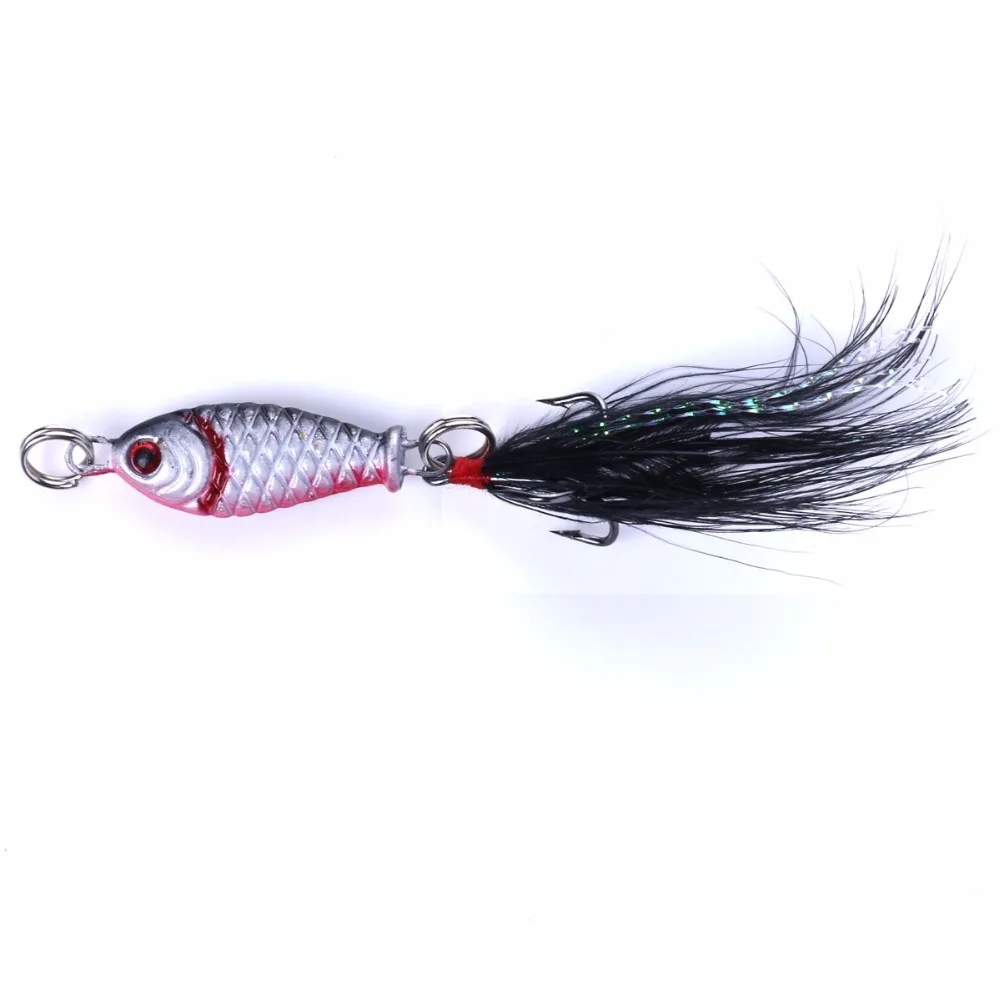 LSTACHi Minnow Рыбная приманка вобблер с пером искусственные приманки para pesca 2 5 см 4 г