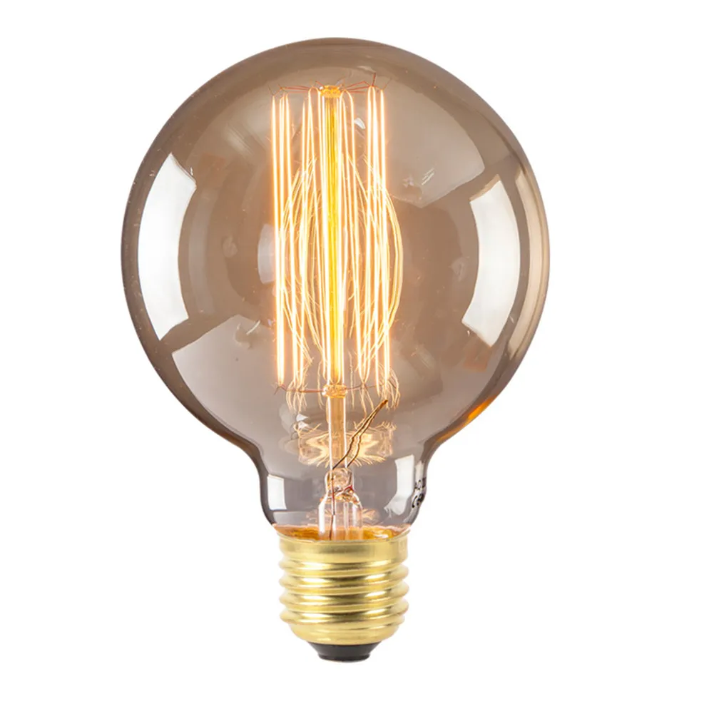 D 40 Вт лампа лампочки накаливания Винтаж в ретро стиле Эдисон LampE27 220 V - Цвет: D