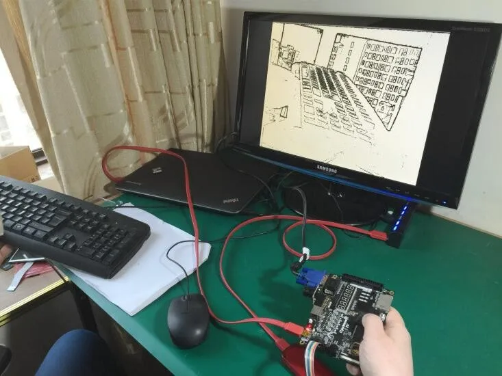Altera FPGA макетная плата NIOS EP4CE6F17C8 256M SDRAM