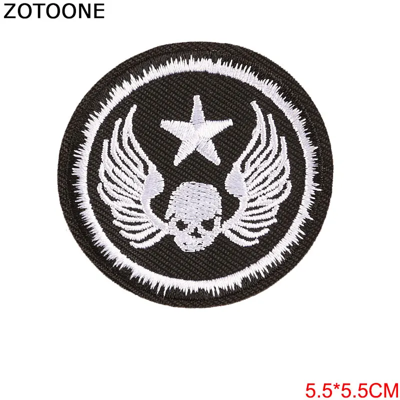 5 ZOTOONE инопланетянин Байкер железные нашивки для одежды наклейки аппликация Diy странные вещи Единорог Вышивка патч полосатая одежда - Цвет: 5