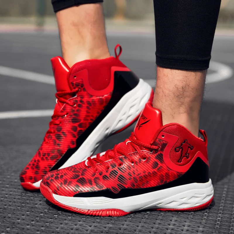 36 45 высокие кроссовки для мужчин Баскетбольная обувь спортивная Подушка