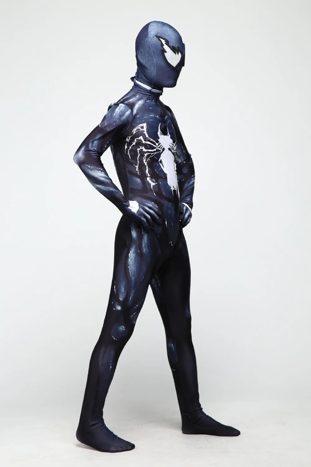 Комбинезон Venom Symbiote Spider Man лайкра зентай Spidey костюм для косплея взрослых мужчин
