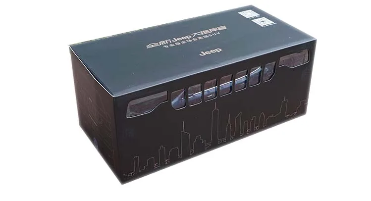 Новинка 1/18 Jeep Grand Commander Fiat Chrysler литой металлический Автомобиль SUV модель синий белый черный детские игрушки коллекция подарок