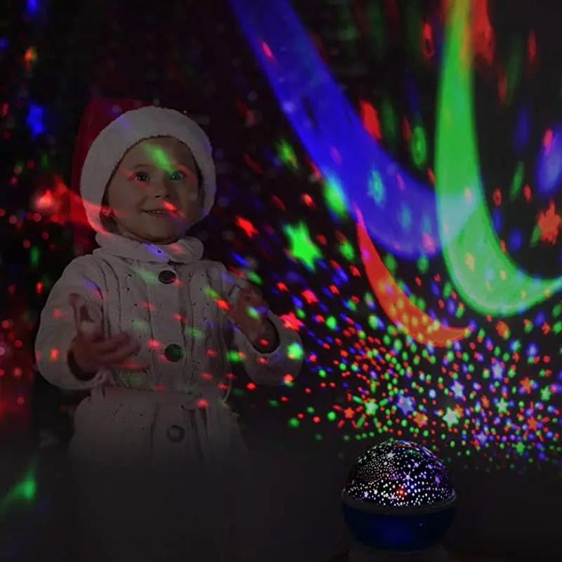 Звезды небо LED свет игрушка проектор луна новинка игрушки светится в темноте для