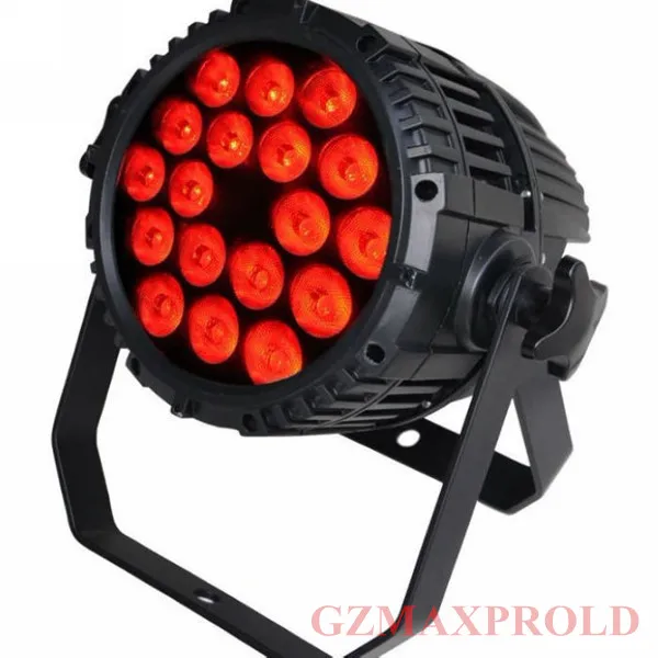 Водонепроницаемый светодиодный прожектор 18x18 Вт rgbwa + uv par ip65 led dmx512 bar can 18 шт.