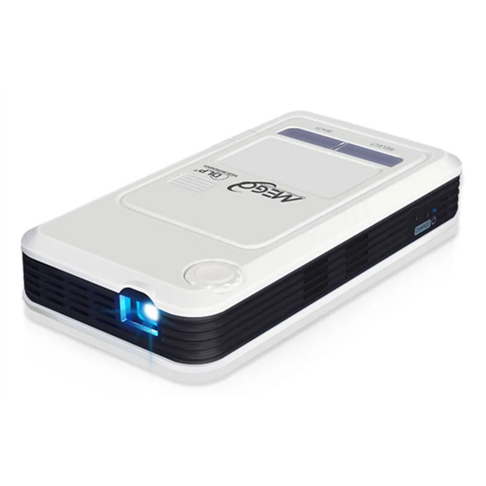 Четырехъядерный процессор Android4.4 зарядное устройство портативный DLP проектор wi-fi