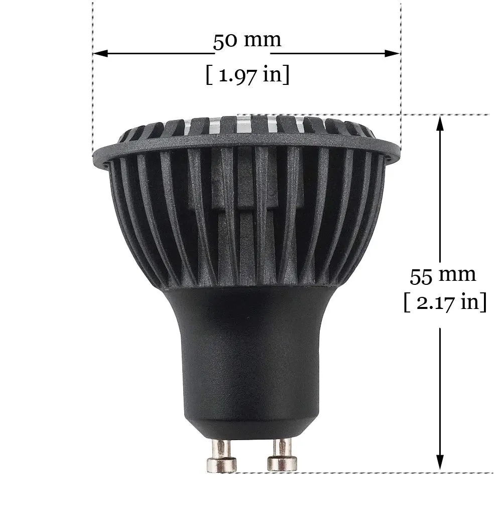 5 Вт MR16 GU10 светодиодный Spotlight 120 В теплый белый 45 угол луча СВЕТОДИОДНЫЙ Би