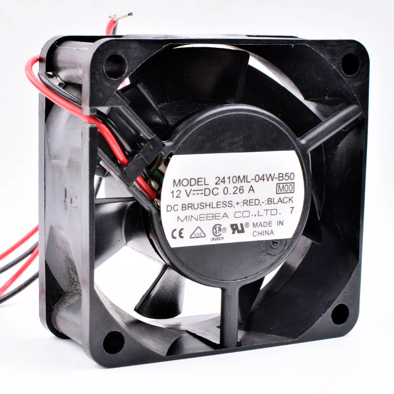 Новый оригинальный 2410ML 04W B50 6 см 6025 60x60x25 мм 60 вентилятор DC12V 0.26A компьютер шасси ЦП