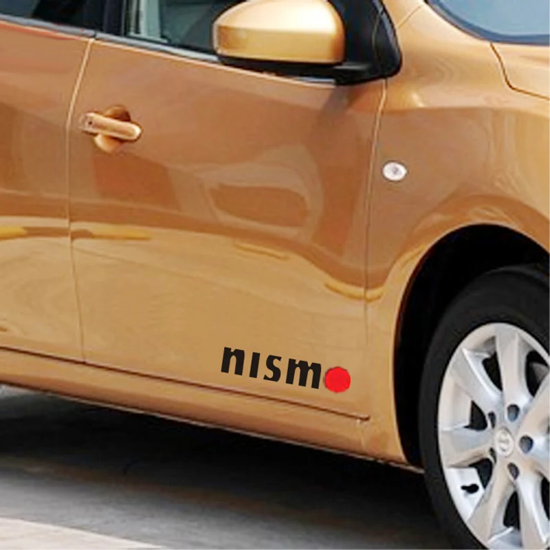 2 шт. nismo боковые зеркала автомобиля стикер внешней отделки Стикеры для Nissan Tiida Sunny