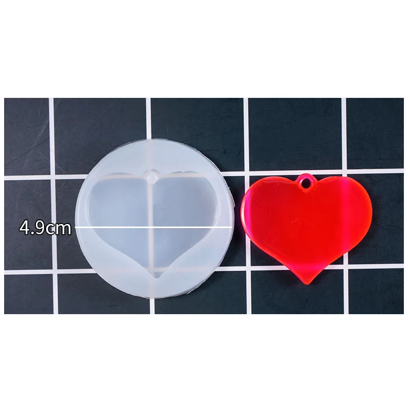 1 шт. сердце любовь звезда УФ Expoxy смола декоративные ювелирные изделия