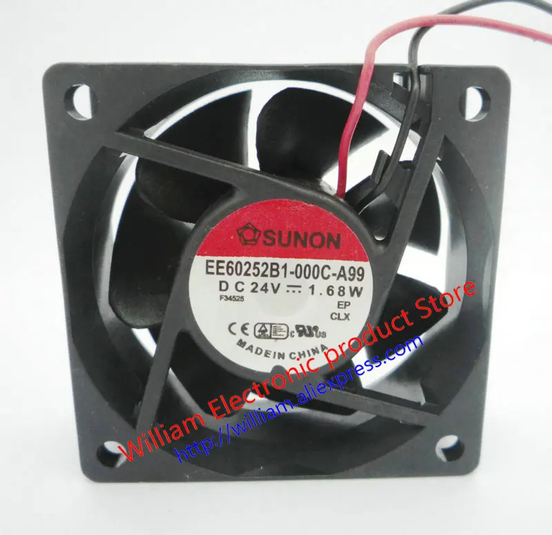

New Original SUNON EE60252B1-000C-A99 24V 1.68W 60*60*25MM 6cm Inverter Cooling fan