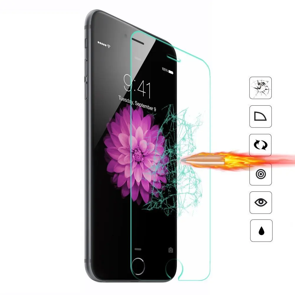 Защитное закаленное стекло для iphone 6 7 5 s se 6s 8 plus XS max XR экрана x пленка|Защитные