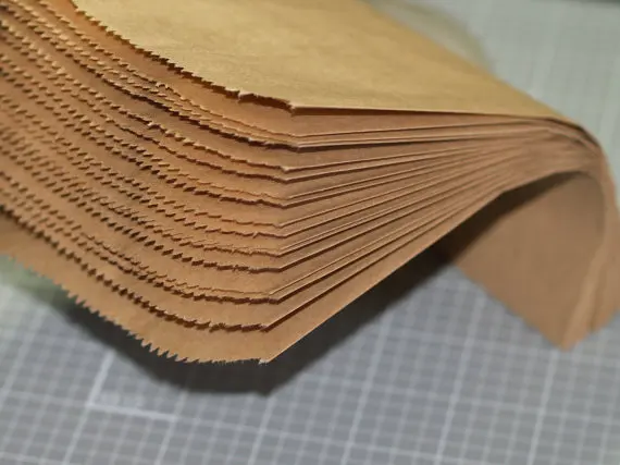 100 пакеты из крафт бумаги 5x7 дюймов товарные упаковка для свадебных подарков с