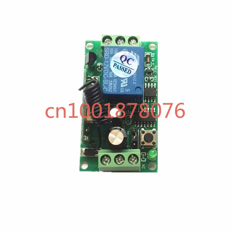 Новый DC 9V 12V 24V 1 CH 1CH RF беспроводной переключатель системы дистанционного