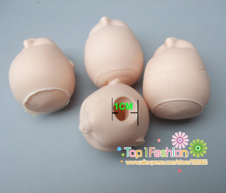 5 шт./лот мягкая пластиковая голова куклы для практики макияжа с открытым глазом